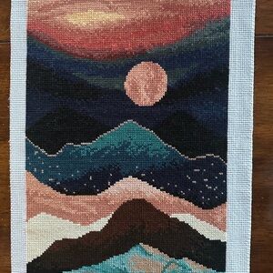 Abstract Mountain Landscape Wall Art